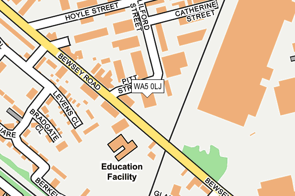WA5 0LJ map - OS OpenMap – Local (Ordnance Survey) WA5 0LJ map - OS OpenMap – Local (Ordnance Survey)