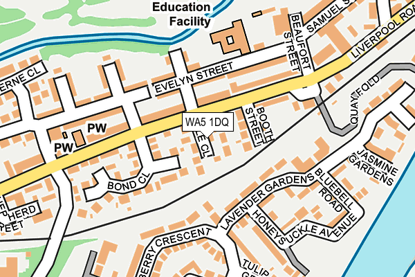 WA5 1DQ map - OS OpenMap – Local (Ordnance Survey) WA5 1DQ map - OS OpenMap – Local (Ordnance Survey)