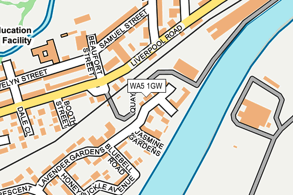 WA5 1GW map - OS OpenMap – Local (Ordnance Survey) WA5 1GW map - OS OpenMap – Local (Ordnance Survey)