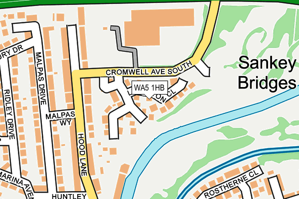 WA5 1HB map - OS OpenMap – Local (Ordnance Survey) WA5 1HB map - OS OpenMap – Local (Ordnance Survey)