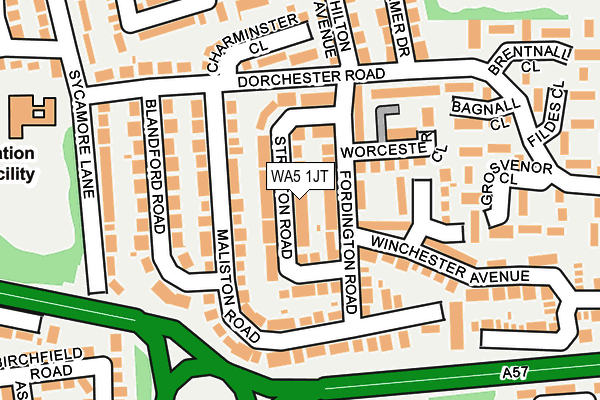 WA5 1JT map - OS OpenMap – Local (Ordnance Survey) WA5 1JT map - OS OpenMap – Local (Ordnance Survey)