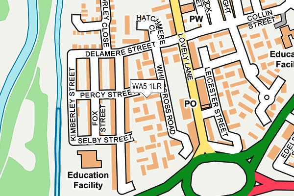 WA5 1LR map - OS OpenMap – Local (Ordnance Survey) WA5 1LR map - OS OpenMap – Local (Ordnance Survey)