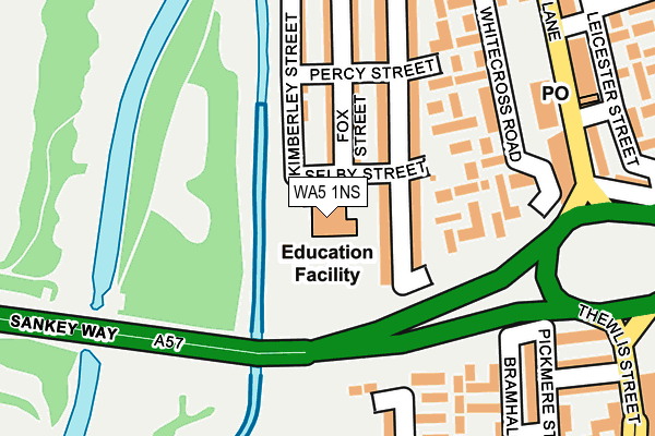 WA5 1NS map - OS OpenMap – Local (Ordnance Survey) WA5 1NS map - OS OpenMap – Local (Ordnance Survey)