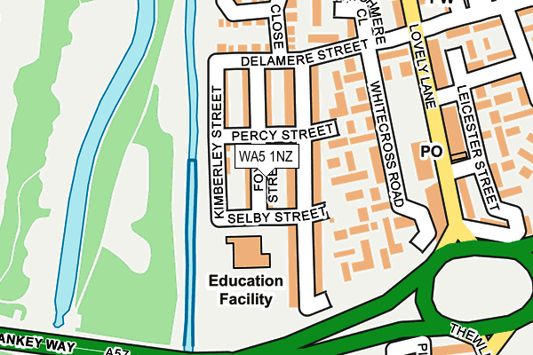 WA5 1NZ map - OS OpenMap – Local (Ordnance Survey) WA5 1NZ map - OS OpenMap – Local (Ordnance Survey)