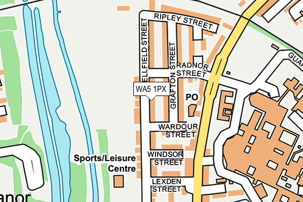 WA5 1PX map - OS OpenMap – Local (Ordnance Survey) WA5 1PX map - OS OpenMap – Local (Ordnance Survey)