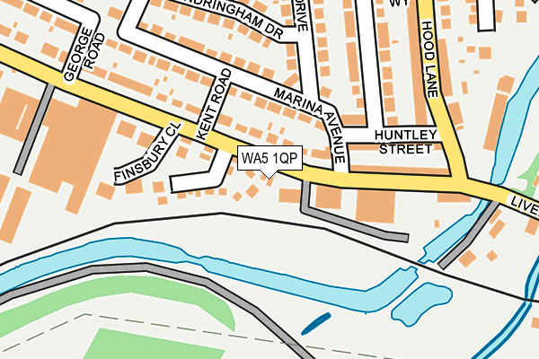 WA5 1QP map - OS OpenMap – Local (Ordnance Survey)