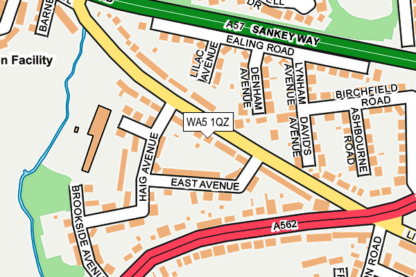 WA5 1QZ map - OS OpenMap – Local (Ordnance Survey) WA5 1QZ map - OS OpenMap – Local (Ordnance Survey)
