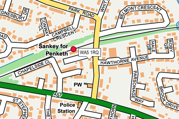 WA5 1RQ map - OS OpenMap – Local (Ordnance Survey) WA5 1RQ map - OS OpenMap – Local (Ordnance Survey)