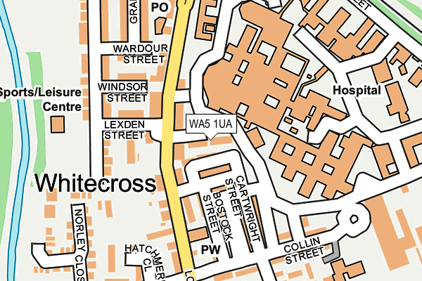 WA5 1UA map - OS OpenMap – Local (Ordnance Survey) WA5 1UA map - OS OpenMap – Local (Ordnance Survey)