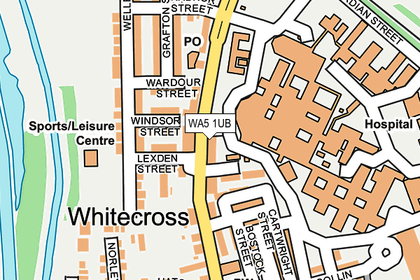 WA5 1UB map - OS OpenMap – Local (Ordnance Survey) WA5 1UB map - OS OpenMap – Local (Ordnance Survey)