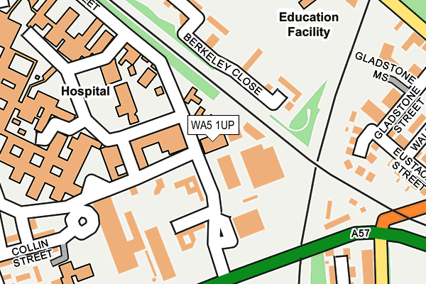 WA5 1UP map - OS OpenMap – Local (Ordnance Survey) WA5 1UP map - OS OpenMap – Local (Ordnance Survey)