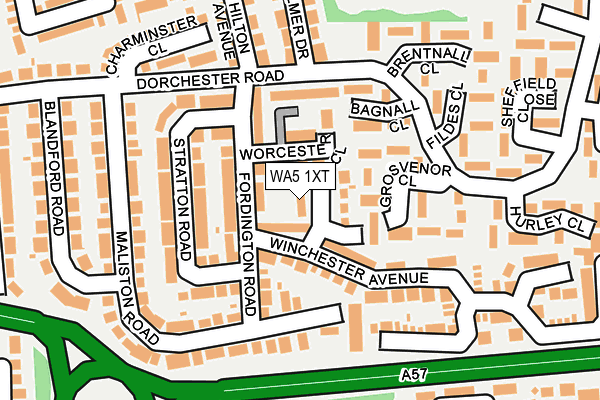 WA5 1XT map - OS OpenMap – Local (Ordnance Survey) WA5 1XT map - OS OpenMap – Local (Ordnance Survey)