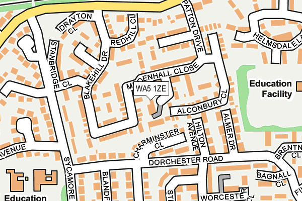 WA5 1ZE map - OS OpenMap – Local (Ordnance Survey) WA5 1ZE map - OS OpenMap – Local (Ordnance Survey)