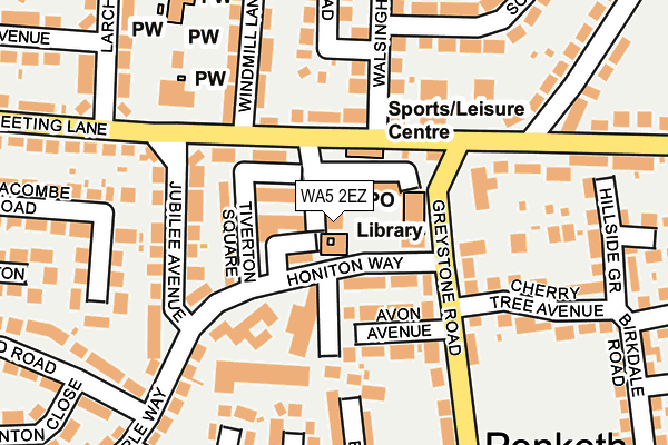 WA5 2EZ map - OS OpenMap – Local (Ordnance Survey) WA5 2EZ map - OS OpenMap – Local (Ordnance Survey)
