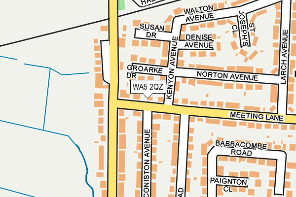 WA5 2QZ map - OS OpenMap – Local (Ordnance Survey) WA5 2QZ map - OS OpenMap – Local (Ordnance Survey)