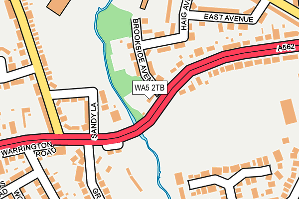 WA5 2TB map - OS OpenMap – Local (Ordnance Survey) WA5 2TB map - OS OpenMap – Local (Ordnance Survey)