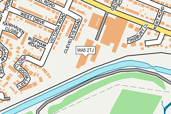 WA5 2TJ map - OS OpenMap – Local (Ordnance Survey) WA5 2TJ map - OS OpenMap – Local (Ordnance Survey)