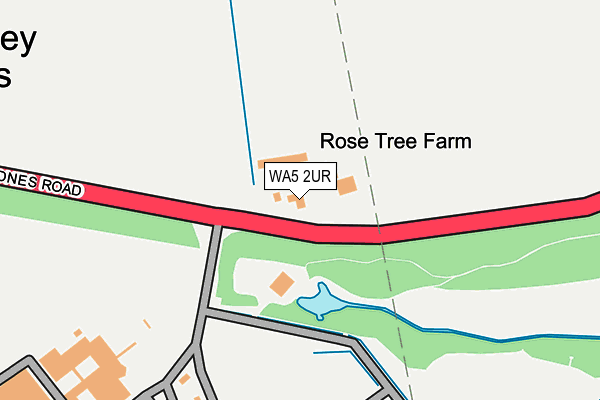 WA5 2UR map - OS OpenMap – Local (Ordnance Survey) WA5 2UR map - OS OpenMap – Local (Ordnance Survey)