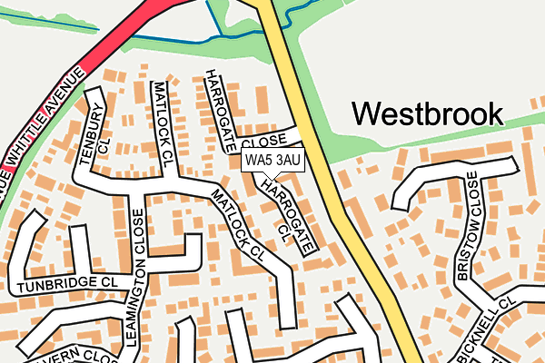 WA5 3AU map - OS OpenMap – Local (Ordnance Survey) WA5 3AU map - OS OpenMap – Local (Ordnance Survey)