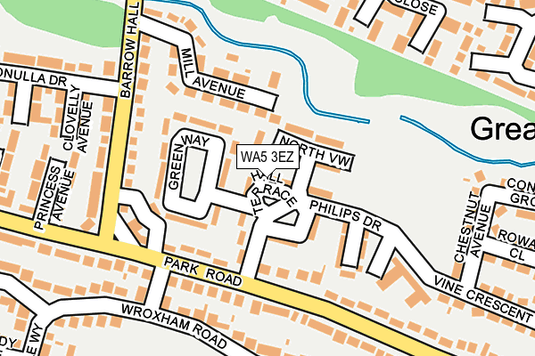 WA5 3EZ map - OS OpenMap – Local (Ordnance Survey) WA5 3EZ map - OS OpenMap – Local (Ordnance Survey)