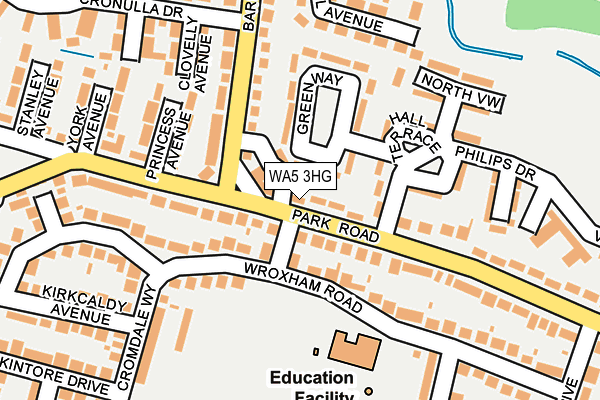 WA5 3HG map - OS OpenMap – Local (Ordnance Survey) WA5 3HG map - OS OpenMap – Local (Ordnance Survey)