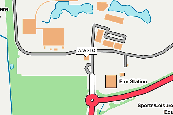 WA5 3LQ map - OS OpenMap – Local (Ordnance Survey) WA5 3LQ map - OS OpenMap – Local (Ordnance Survey)