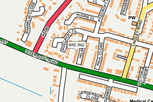 WA5 3NQ map - OS OpenMap – Local (Ordnance Survey) WA5 3NQ map - OS OpenMap – Local (Ordnance Survey)