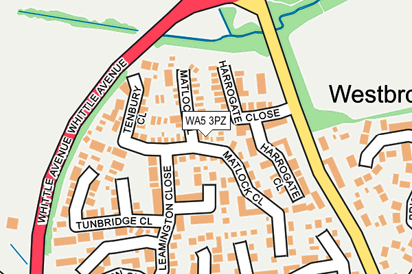 WA5 3PZ map - OS OpenMap – Local (Ordnance Survey) WA5 3PZ map - OS OpenMap – Local (Ordnance Survey)