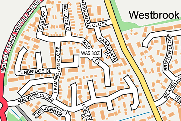 WA5 3QZ map - OS OpenMap – Local (Ordnance Survey) WA5 3QZ map - OS OpenMap – Local (Ordnance Survey)