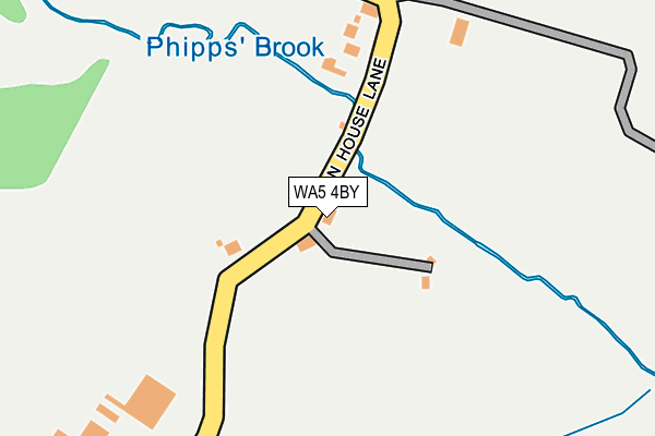WA5 4BY map - OS OpenMap – Local (Ordnance Survey) WA5 4BY map - OS OpenMap – Local (Ordnance Survey)