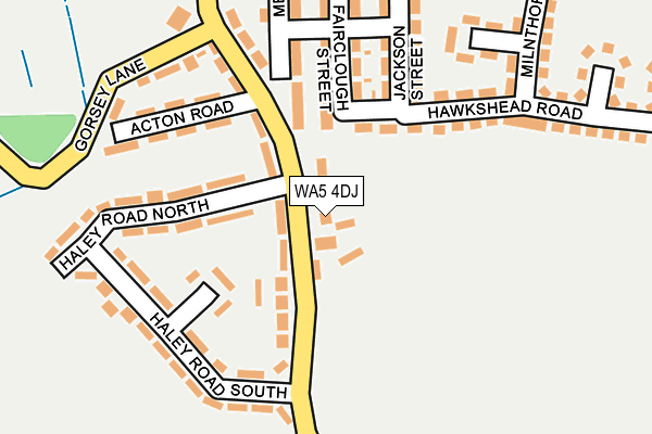 WA5 4DJ map - OS OpenMap – Local (Ordnance Survey) WA5 4DJ map - OS OpenMap – Local (Ordnance Survey)