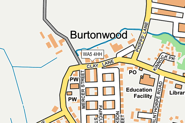 WA5 4HH map - OS OpenMap – Local (Ordnance Survey) WA5 4HH map - OS OpenMap – Local (Ordnance Survey)