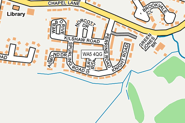 WA5 4QG map - OS OpenMap – Local (Ordnance Survey) WA5 4QG map - OS OpenMap – Local (Ordnance Survey)