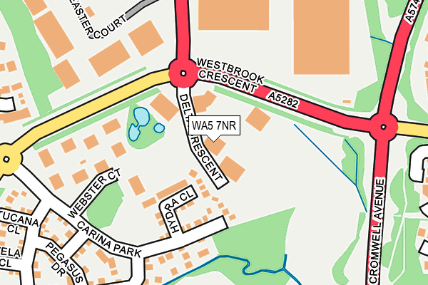 WA5 7NR map - OS OpenMap – Local (Ordnance Survey) WA5 7NR map - OS OpenMap – Local (Ordnance Survey)