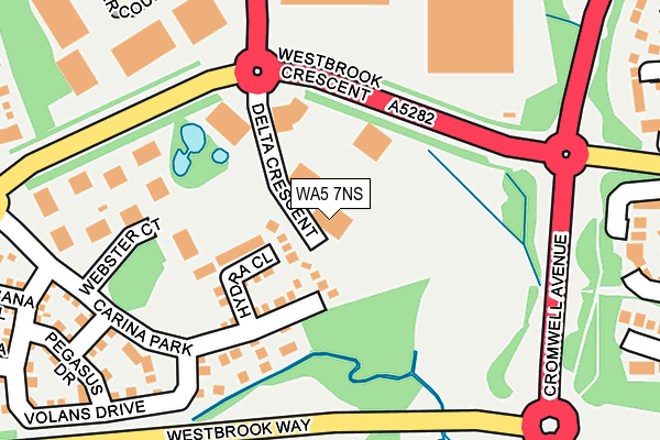 WA5 7NS map - OS OpenMap – Local (Ordnance Survey) WA5 7NS map - OS OpenMap – Local (Ordnance Survey)