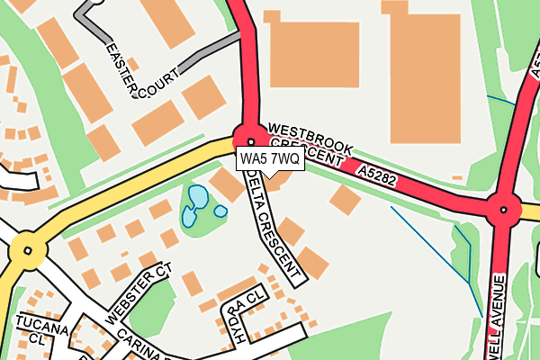WA5 7WQ map - OS OpenMap – Local (Ordnance Survey) WA5 7WQ map - OS OpenMap – Local (Ordnance Survey)