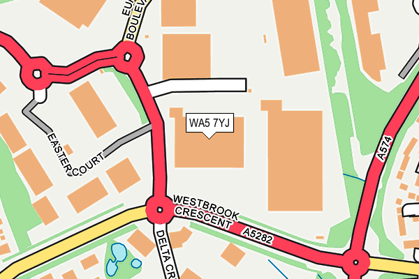WA5 7YJ map - OS OpenMap – Local (Ordnance Survey) WA5 7YJ map - OS OpenMap – Local (Ordnance Survey)