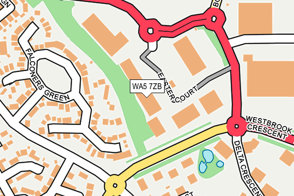 WA5 7ZB map - OS OpenMap – Local (Ordnance Survey) WA5 7ZB map - OS OpenMap – Local (Ordnance Survey)