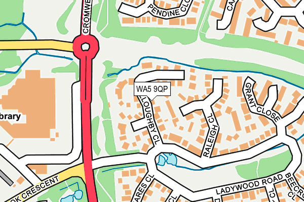 WA5 9QP map - OS OpenMap – Local (Ordnance Survey) WA5 9QP map - OS OpenMap – Local (Ordnance Survey)