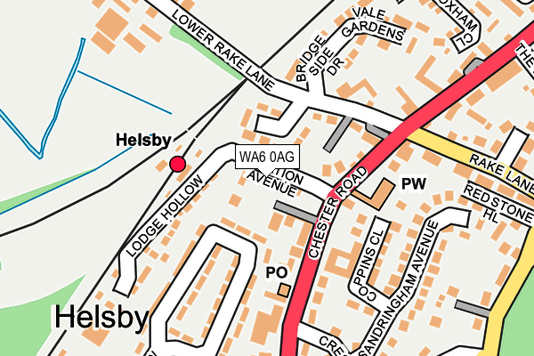 WA6 0AG map - OS OpenMap – Local (Ordnance Survey) WA6 0AG map - OS OpenMap – Local (Ordnance Survey)