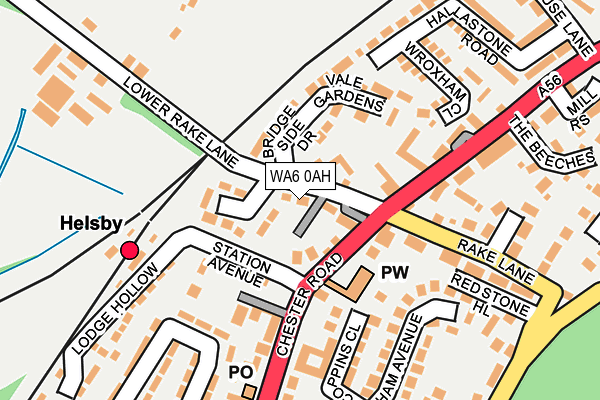 WA6 0AH map - OS OpenMap – Local (Ordnance Survey) WA6 0AH map - OS OpenMap – Local (Ordnance Survey)