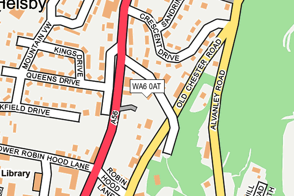 WA6 0AT map - OS OpenMap – Local (Ordnance Survey) WA6 0AT map - OS OpenMap – Local (Ordnance Survey)