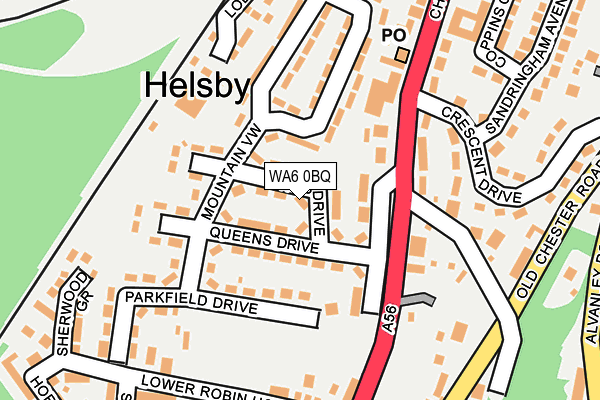 WA6 0BQ map - OS OpenMap – Local (Ordnance Survey) WA6 0BQ map - OS OpenMap – Local (Ordnance Survey)