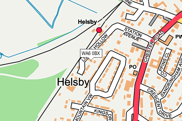WA6 0BX map - OS OpenMap – Local (Ordnance Survey) WA6 0BX map - OS OpenMap – Local (Ordnance Survey)
