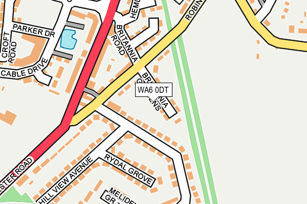 WA6 0DT map - OS OpenMap – Local (Ordnance Survey) WA6 0DT map - OS OpenMap – Local (Ordnance Survey)