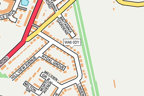 WA6 0DY map - OS OpenMap – Local (Ordnance Survey) WA6 0DY map - OS OpenMap – Local (Ordnance Survey)