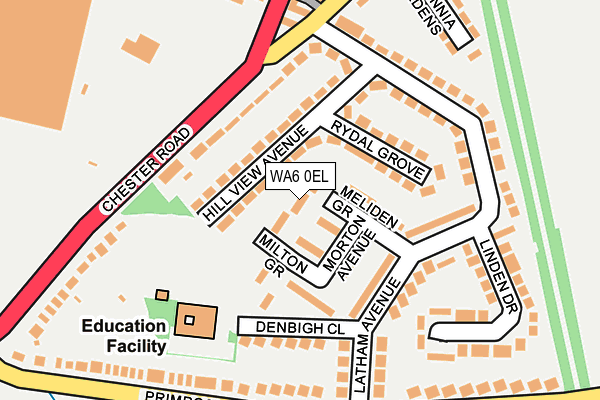 WA6 0EL map - OS OpenMap – Local (Ordnance Survey) WA6 0EL map - OS OpenMap – Local (Ordnance Survey)