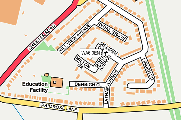 WA6 0EN map - OS OpenMap – Local (Ordnance Survey) WA6 0EN map - OS OpenMap – Local (Ordnance Survey)