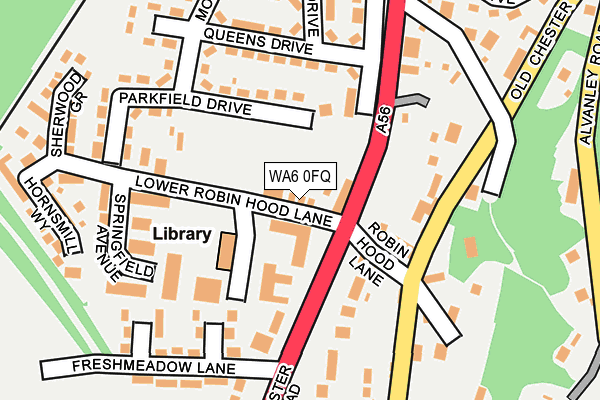 WA6 0FQ map - OS OpenMap – Local (Ordnance Survey) WA6 0FQ map - OS OpenMap – Local (Ordnance Survey)