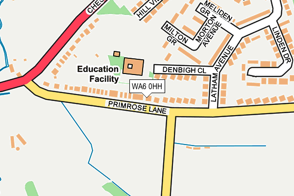 WA6 0HH map - OS OpenMap – Local (Ordnance Survey) WA6 0HH map - OS OpenMap – Local (Ordnance Survey)